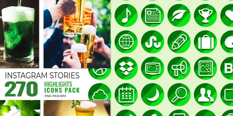 270 St Patrics Day Insta - Story Highlights Icons