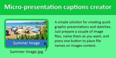 Micro-Presentation Captions Creator .NET