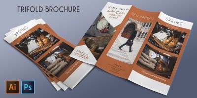 Tri-Fold Promotion Sale Brochure – 2 Templates 