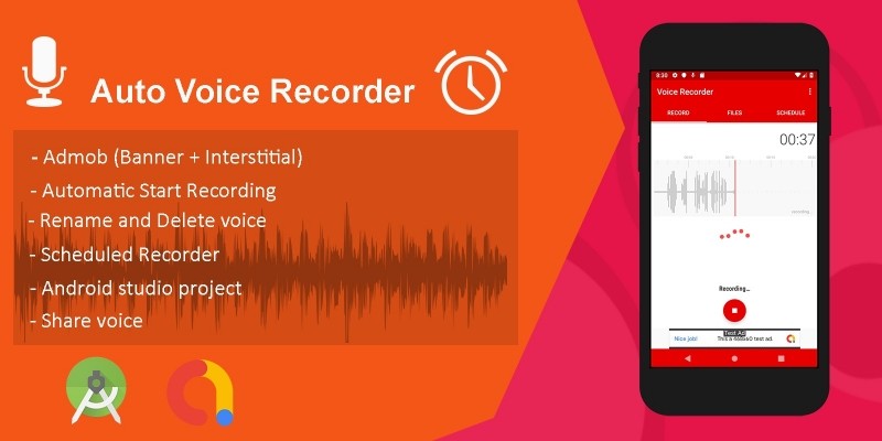 Auto Voice Recorder - Android Source Code