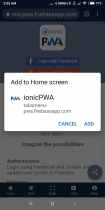 Ionic 4 PWA With Firestore Screenshot 2