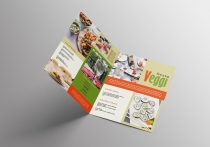 Vegan Menu Bifold Brochure A3 - 2 Templates Screenshot 5