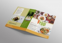 Vegan Menu Bifold Brochure A3 - 2 Templates Screenshot 7