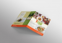 Vegan Menu Bifold Brochure A3 - 2 Templates Screenshot 9
