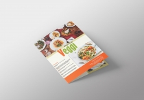 Vegan Menu Bifold Brochure A3 - 2 Templates Screenshot 11
