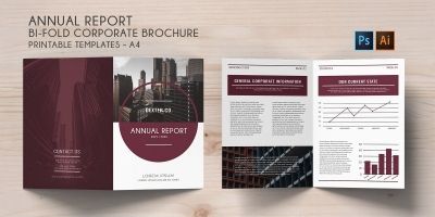 Bi-Fold Corporate Brochure Annual Report – A4