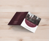Bi-Fold Corporate Brochure Annual Report – A4 Screenshot 1