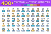 400 Professional Vector Icons Pack Screenshot 1