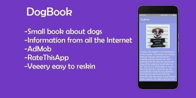 Book about dogs - Android Studio Project