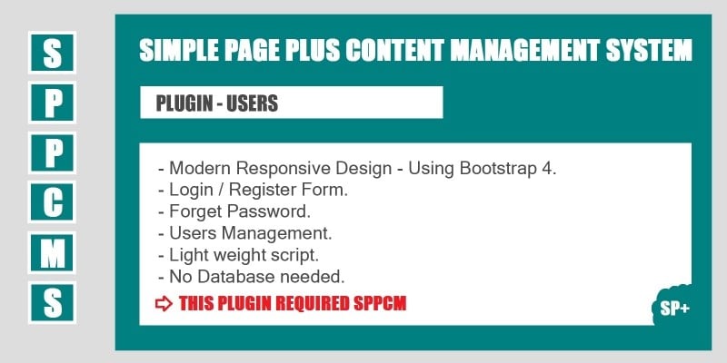 Users - SPPCMS Plugin