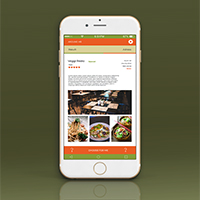 Mobile Vegan Food Finder App - 6  PSD Templates 