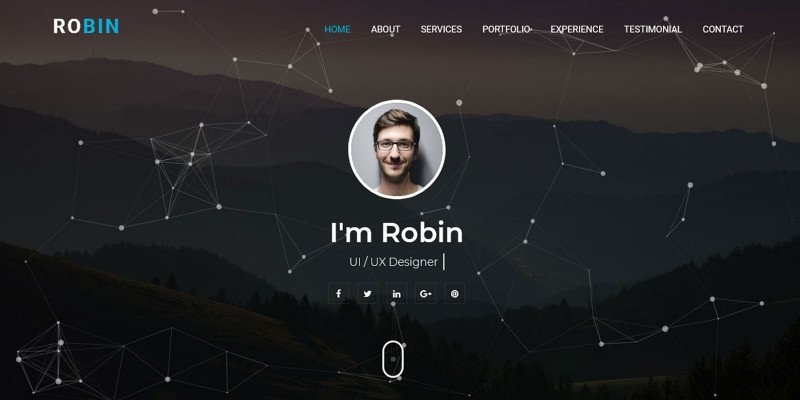 Robin - Personal Portfolio HTML Template