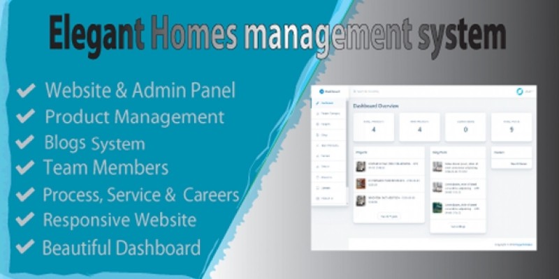 Elegant Homes Management System PHP