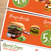 Flyer with 3 Detachable Discount Coupons
