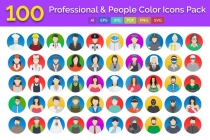 100 Professional And People Icons Pack Screenshot 1