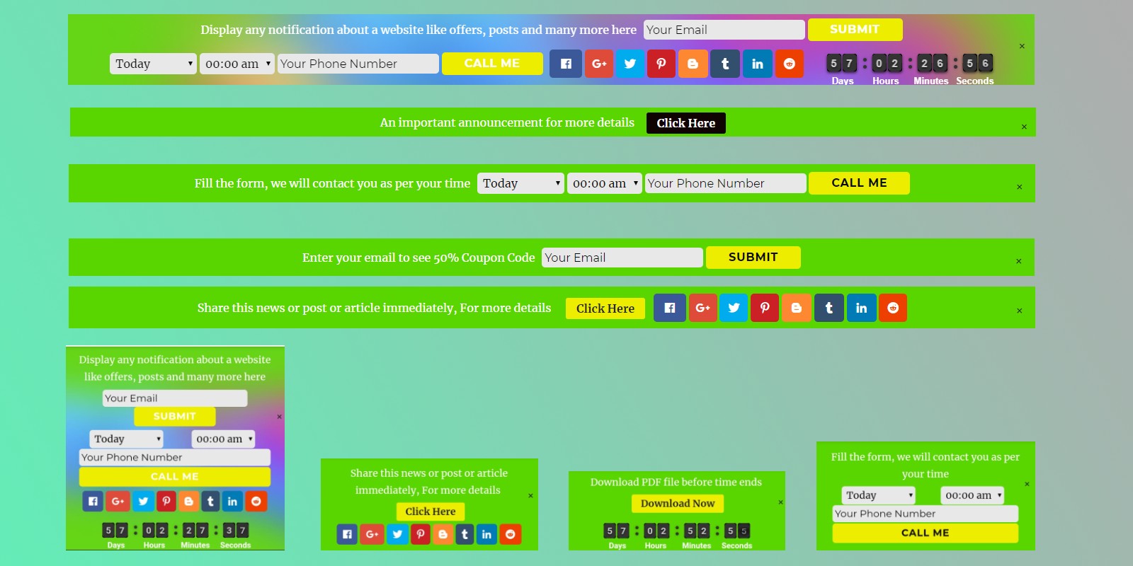 MS Header Bar - WordPress Plugin