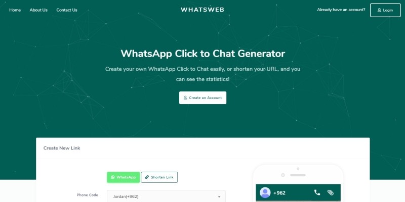 Whatsweb - WhatsApp URL Shortener PHP