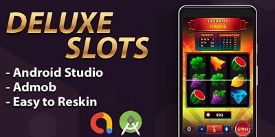 Slot Machine Deluxe with AdMob - Android Studio