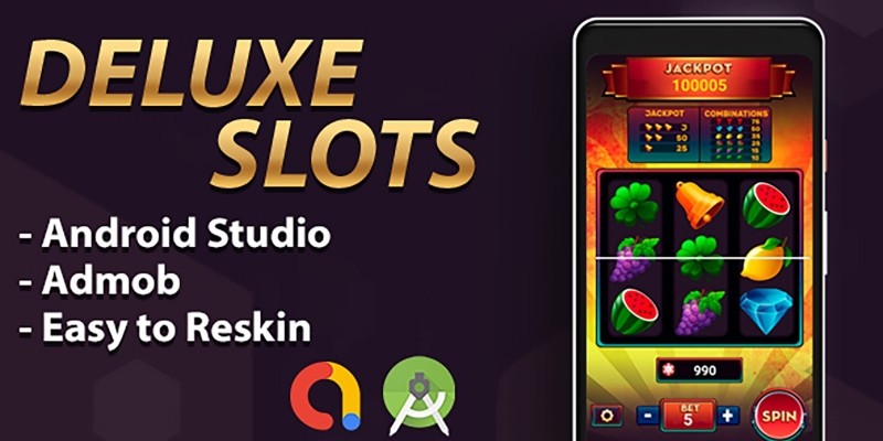 Slot Machine Deluxe with AdMob - Android Studio