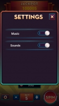 Slot Machine Deluxe with AdMob - Android Studio Screenshot 3