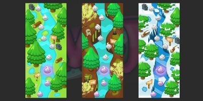 2D Game Level Maps