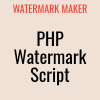Watermark Marker PHP Script