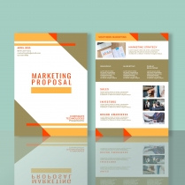 Professional Marketing Flyer 2 Templates A4 Screenshot 1