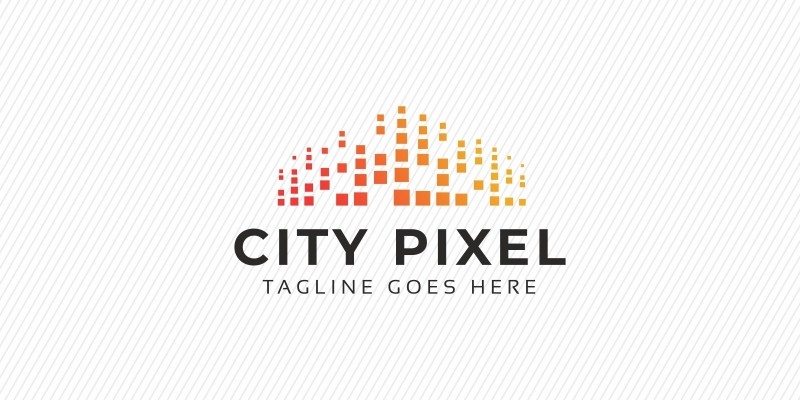 City Pixel Logo