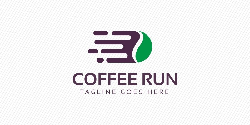 Coffee Running Logo