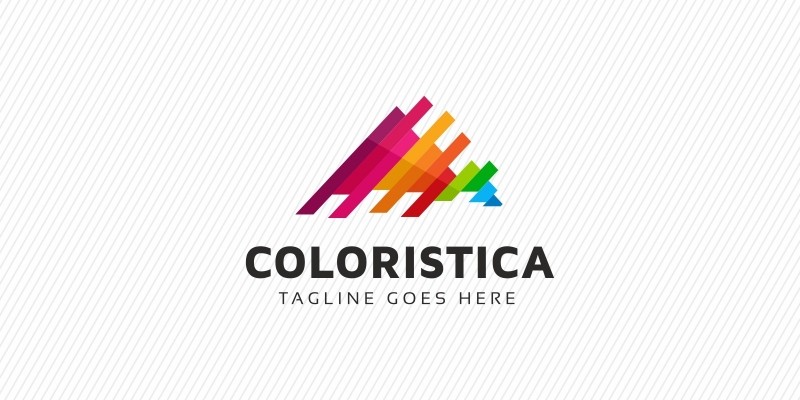 Triangle Colorful Logo Template