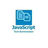 Javascript Text Summarization Module