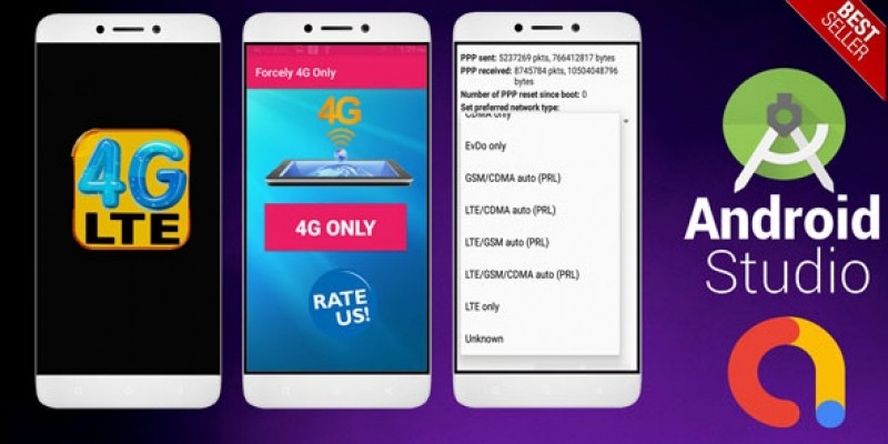 Forcely 4G LTE Only - Android Studio Project