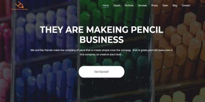 Pencils - Professional Portfolio HTML Template