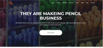Pencils - Professional Portfolio HTML Template Screenshot 1