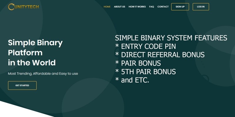 Simple Binary Multi Level Marketing PHP