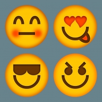 240 Smiley Emoticons - Icon Pack Screenshot 1
