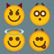 240 Smiley Emoticons - Icon Pack Screenshot 3