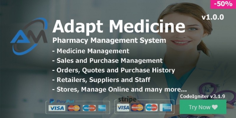 Adapt Medicine - Pharmacy Management System