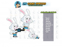 Rabbit 2D Game Character Sprites  Screenshot 1