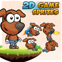 Dogie 2D Game Character Sprites