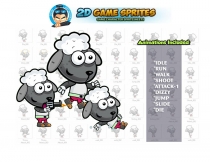Sheep 2D Game Character Sprites Screenshot 1