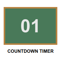 Chalkboard Theme Countdown Timer Javascript