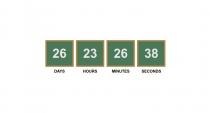 Chalkboard Theme Countdown Timer Javascript Screenshot 1