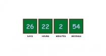 Chalkboard Theme Countdown Timer Javascript Screenshot 3