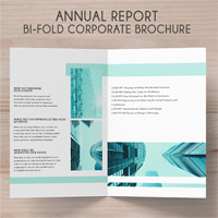 Bi-Fold  Brochure Annual Conference - 4 Template