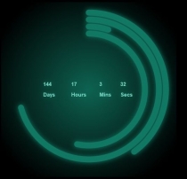 JS Canvas Countdown Timer Screenshot 3