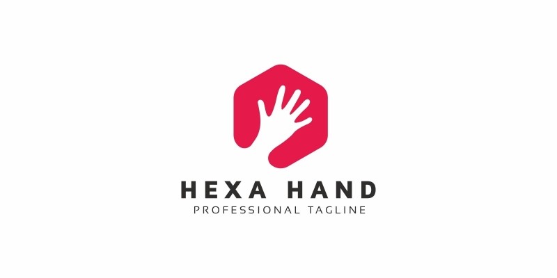 Hexagon Hand Logo