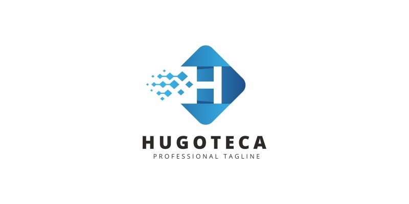 Hugoteca H Lettre Logo