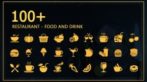 Restaurant Food And Drink - Icon Pack Screenshot 2