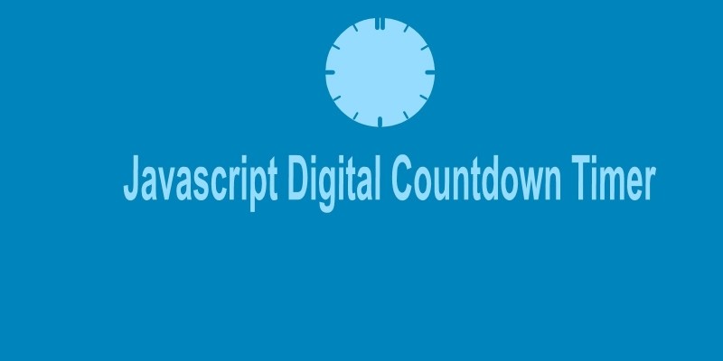 JS Digital Countdown Timer